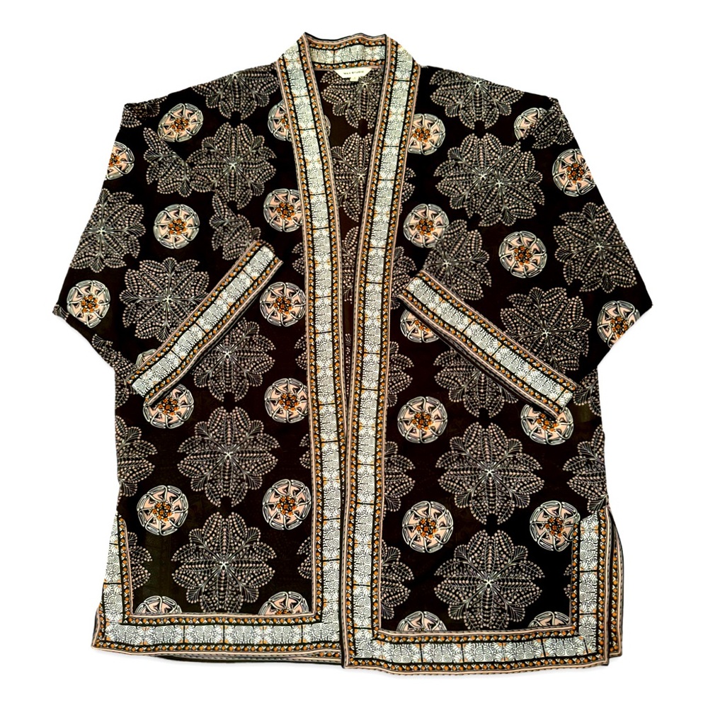 Max Studio Polyester Medallion Print Floral Kimono size Small